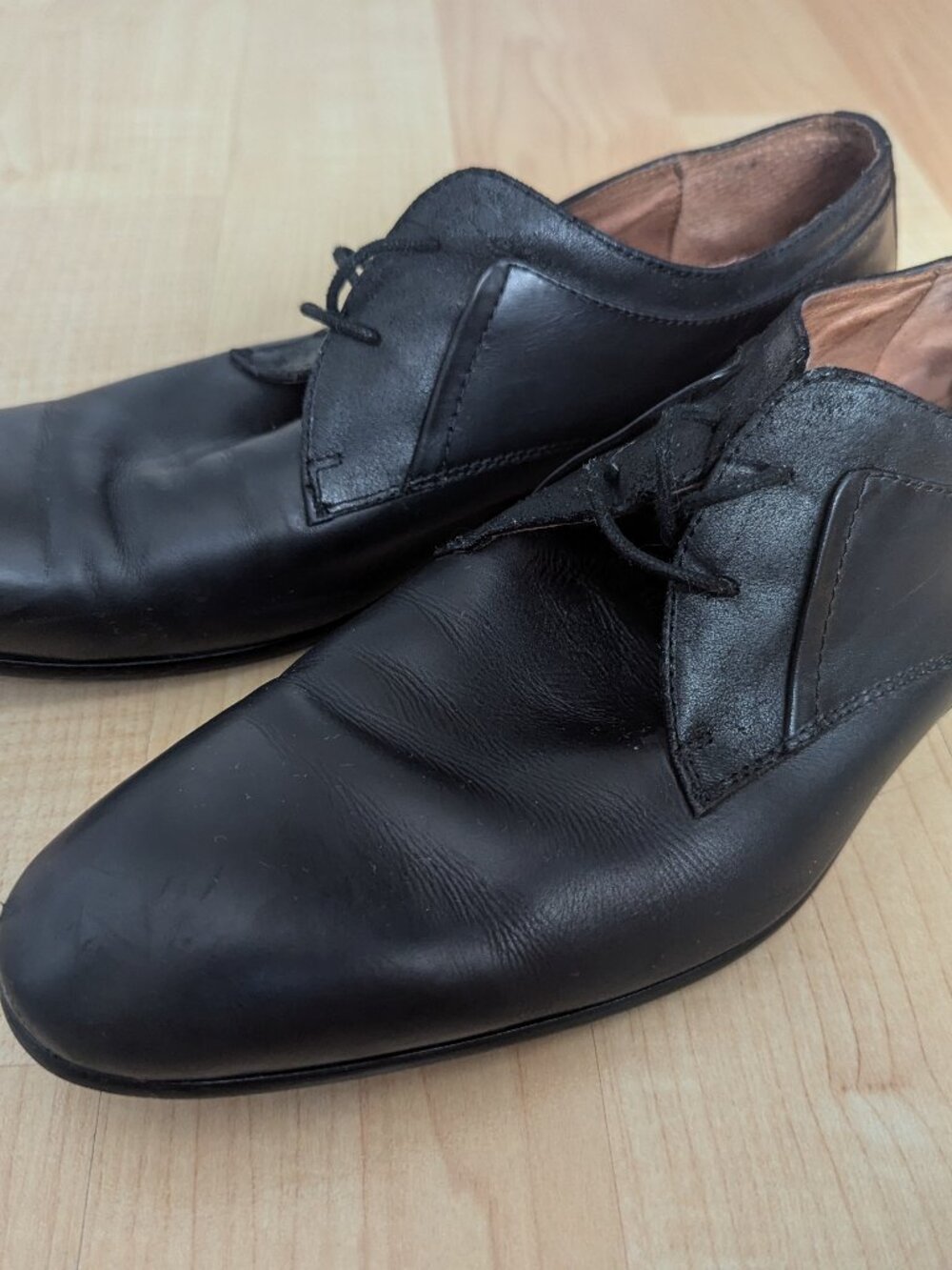 Men's Steve Madden Black Leather Dress Shoe Size 10
